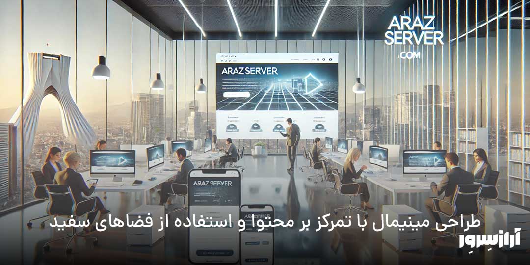 راهنمای آرازسرور برای طراحی وب‌سایت‌های حرفه‌ای و کاربرمحور